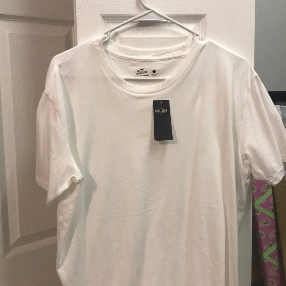 Brand New Plain White Hollister T-Shirt